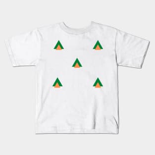 Fall Leaves Abstract Kids T-Shirt